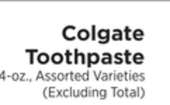 ShopRite Toothpaste offer