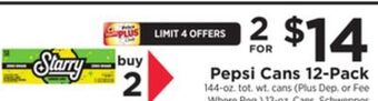 ShopRite Cans 12-pack offer