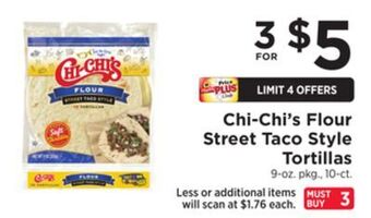ShopRite Flour street taco style tortillas offer