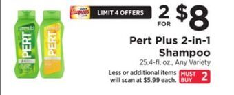 ShopRite Plus 2-in-1 shampoo offer