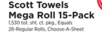 ShopRite Mega roll 15-pack offer