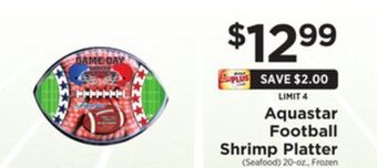 ShopRite Football shrimp platter offer