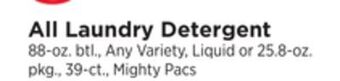 ShopRite Laundry detergent offer