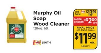 ShopRite Oil soap wood cleaner offer