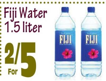 Wild By Nature Fiji water offer