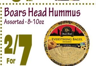 Wild By Nature Boars head hummus offer