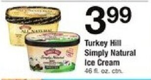 ACME Turkey Hill Simply Natural Ice Cream offer
