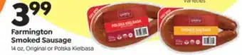 Save a Lot Farmington Smoked Sausage 14 oz offer