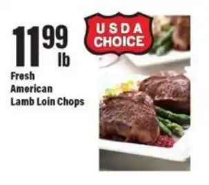 Big Y Fresh American Lamb Loin Chops offer