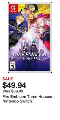 Game Stop Fire emblem: three houses - nintendo switch offer