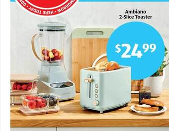 Aldi Ambiano 2-slice toaster offer