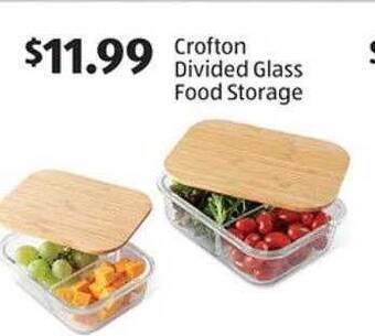 Aldi Crofton divided glass food storage offer