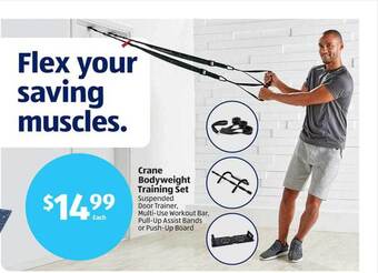 Aldi Crane bodyweight training set offer