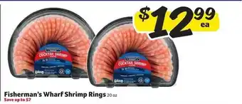 Harveys Supermarkets Fisherman's wharf shrimp rings offer