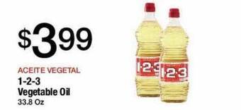 Jons International 1-2-3 vegetable oil offer