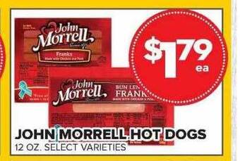 Price Cutter John morrell hot dogs offer