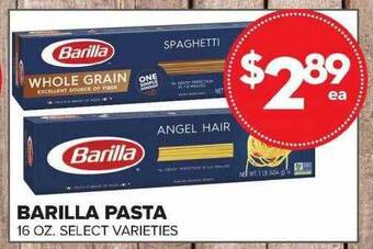 Price Cutter Barilla pasta offer