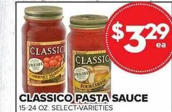 Price Cutter Classico pasta sauce offer