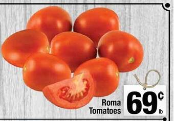 Super King Markets Roma tomatoes offer
