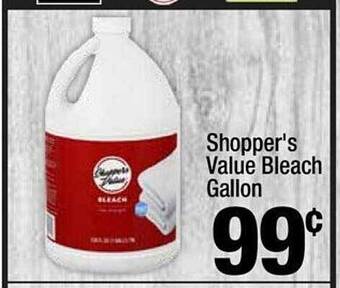Super King Markets Shopper's value bleach gallon offer