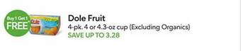 Publix Dole fruit offer