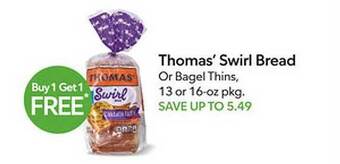 Publix Thomas' swirl bread offer