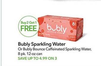Publix Bubly sparkling water offer