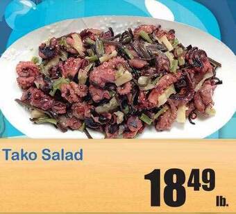 Times Supermarkets Tako salad offer