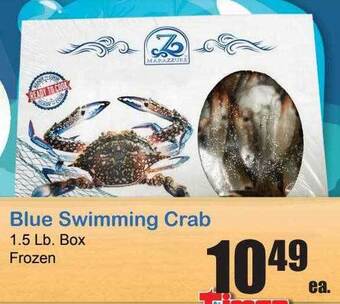 Times Supermarkets Blue swimming crab offer