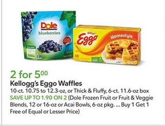 Publix Kellogg's eggo waffles offer