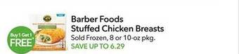 Publix Barber foods stuffed chicken breasts offer
