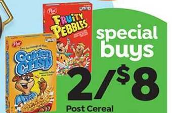 Save a Lot Post cereal offer