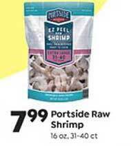 Save a Lot Portside raw shrimp offer
