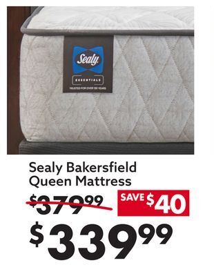 Big Lots Sealy bakersfield queen mattress offer