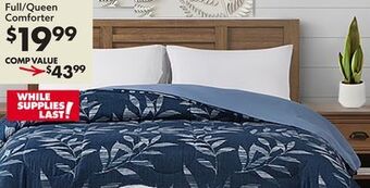 Big Lots Full/queen comforter offer
