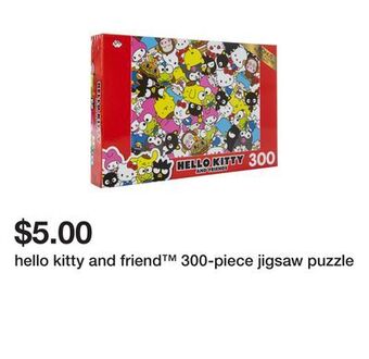 Five Below Hello kitty and friend™ 300-piece jigsaw puzzle offer