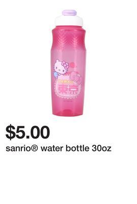Five Below Sanrio® water bottle 30oz offer