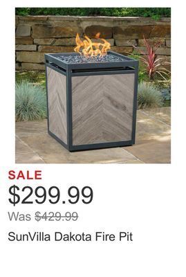 Costco Sunvilla dakota fire pit offer