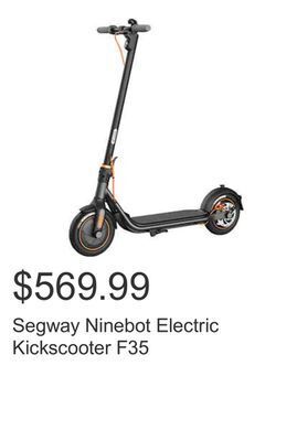 Costco Segway ninebot electric kickscooter f35 offer