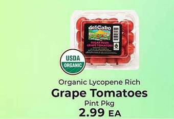 Sunset Foods Grape tomatoes offer