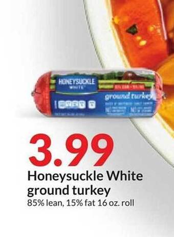 Hy-Vee Honeysuckle white ground turkey offer