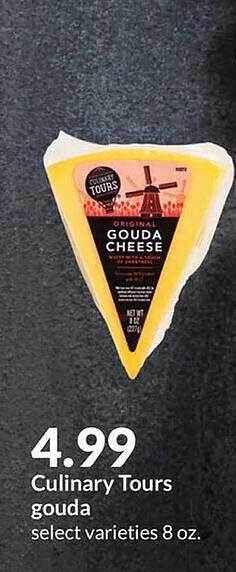 Hy-Vee Culinary tours gouda offer