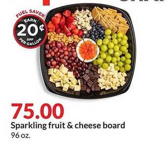 Hy-Vee Sparkling fruit & cheese board offer