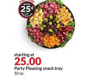 Hy-Vee Party pleasing snack tray offer