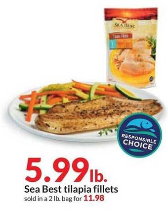 Hy-Vee Sea best tilapia fillets offer