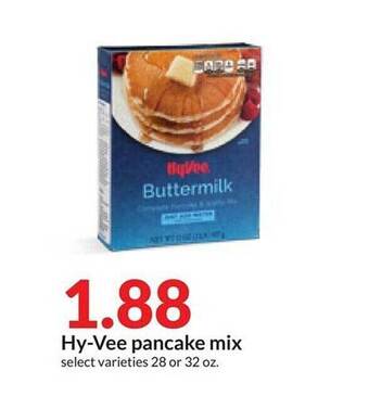 Hy-Vee Hy-vee pancake mix offer