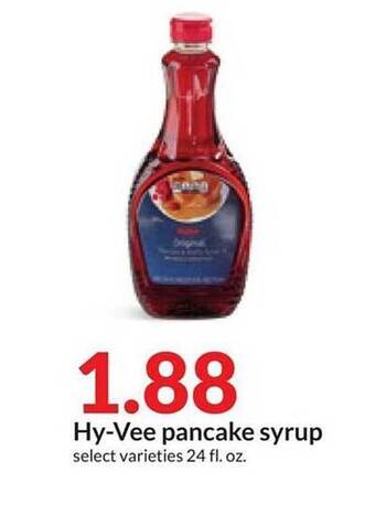 Hy-Vee Hy-vee pancake syrup offer