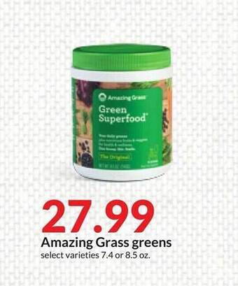Hy-Vee Amazing grass greens offer