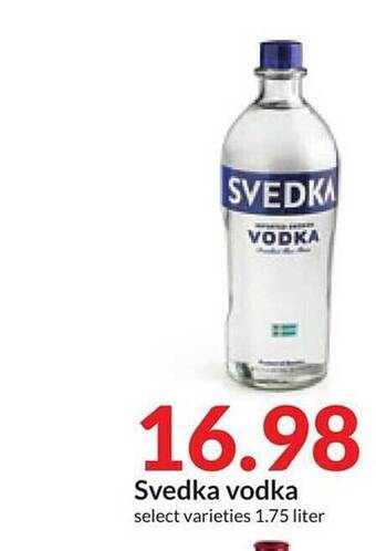 Hy-Vee Svedka vodka offer