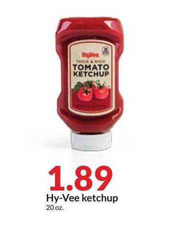 Hy-Vee Hy-vee ketchup offer